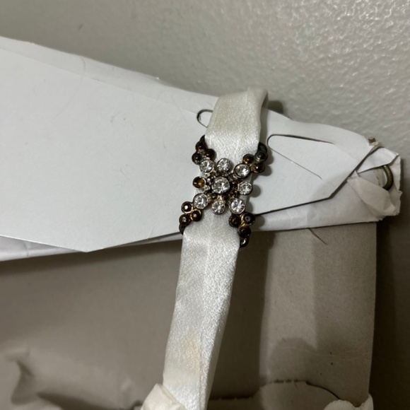 Aspeed Ball Gown XL Elegant White Satin Cowl Neck Maxi Dress Formal Evening Flaw - Picture 15 of 15